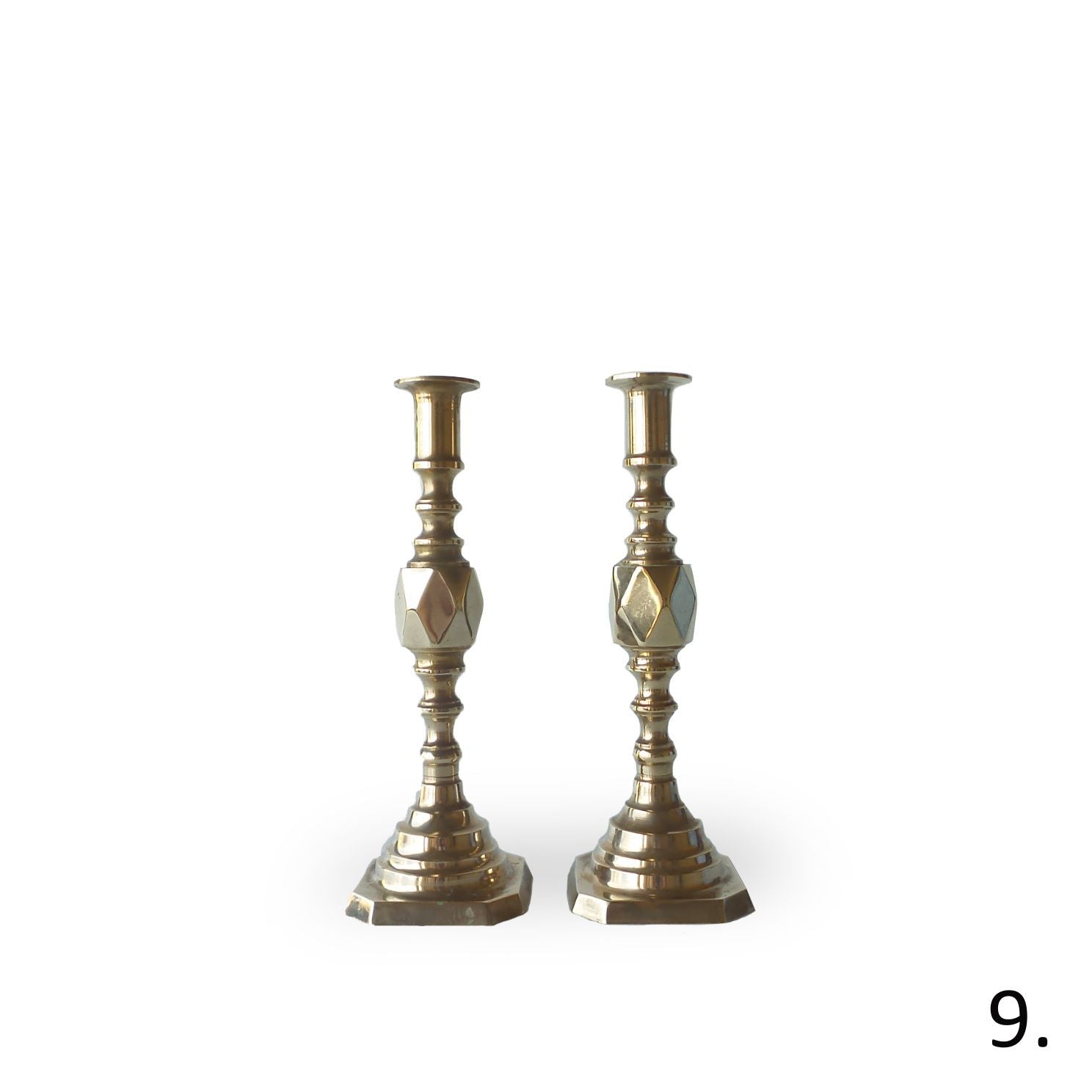 Antique Brass Candlesticks (Assorted)